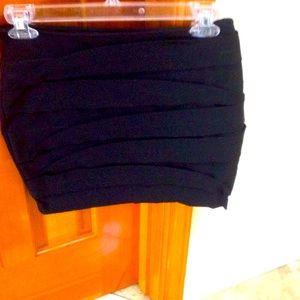 - IZ Byer black mini skirt
